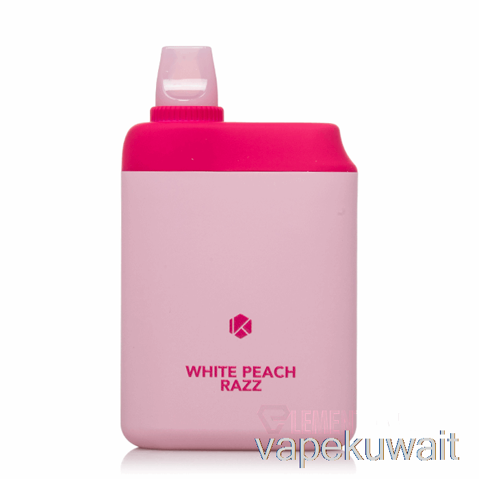 العلامات التجارية Kadobar X Pk Pk5000 نظام جراب Vape الأبيض الخوخي Razz القابل للتصرف